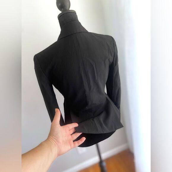Theory Black Wool Blazer Size 2 - Picture 13 of 14